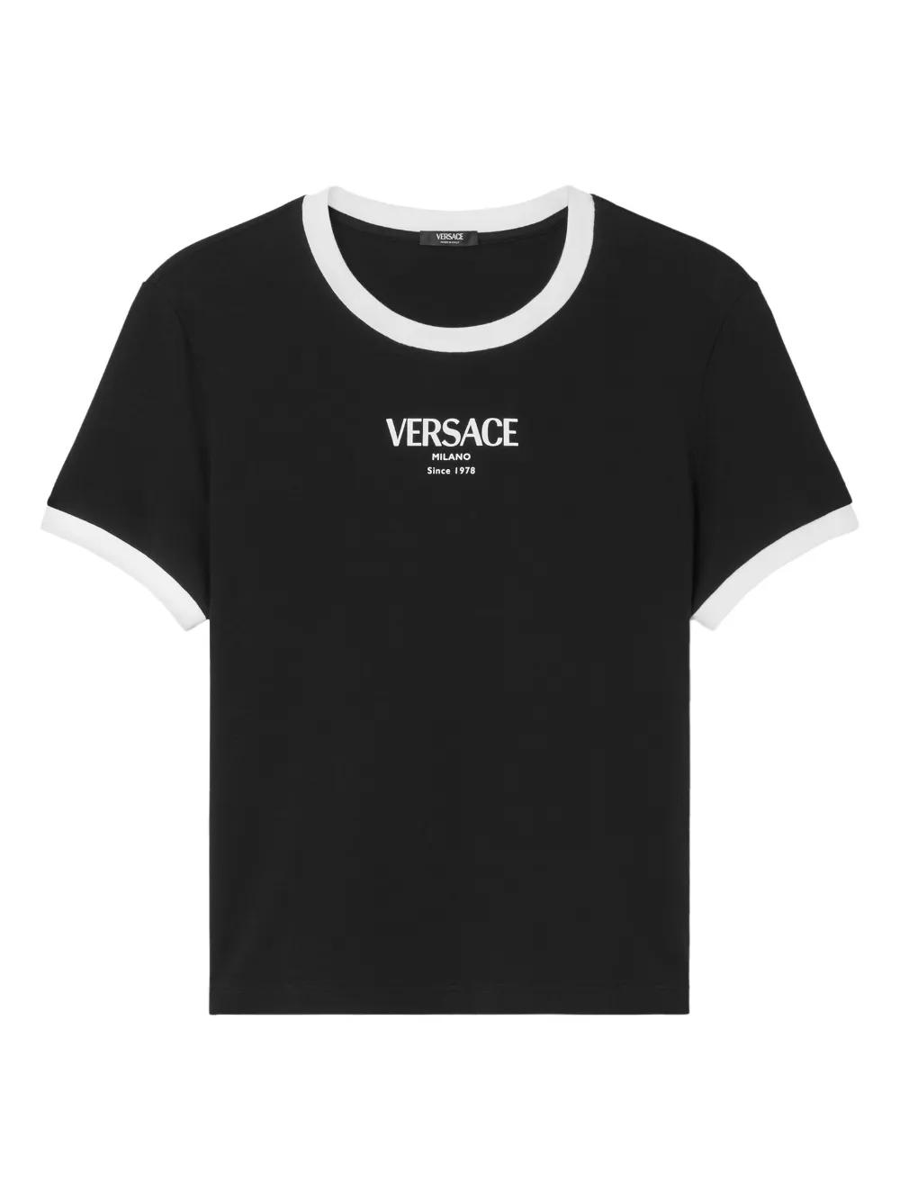 Versace T-shirt con logo - Nero