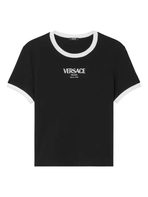Versace playera con motivo del logo