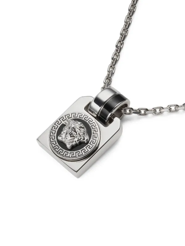 Versace メドゥーサ ペンダント ネックレス | シルバートーン