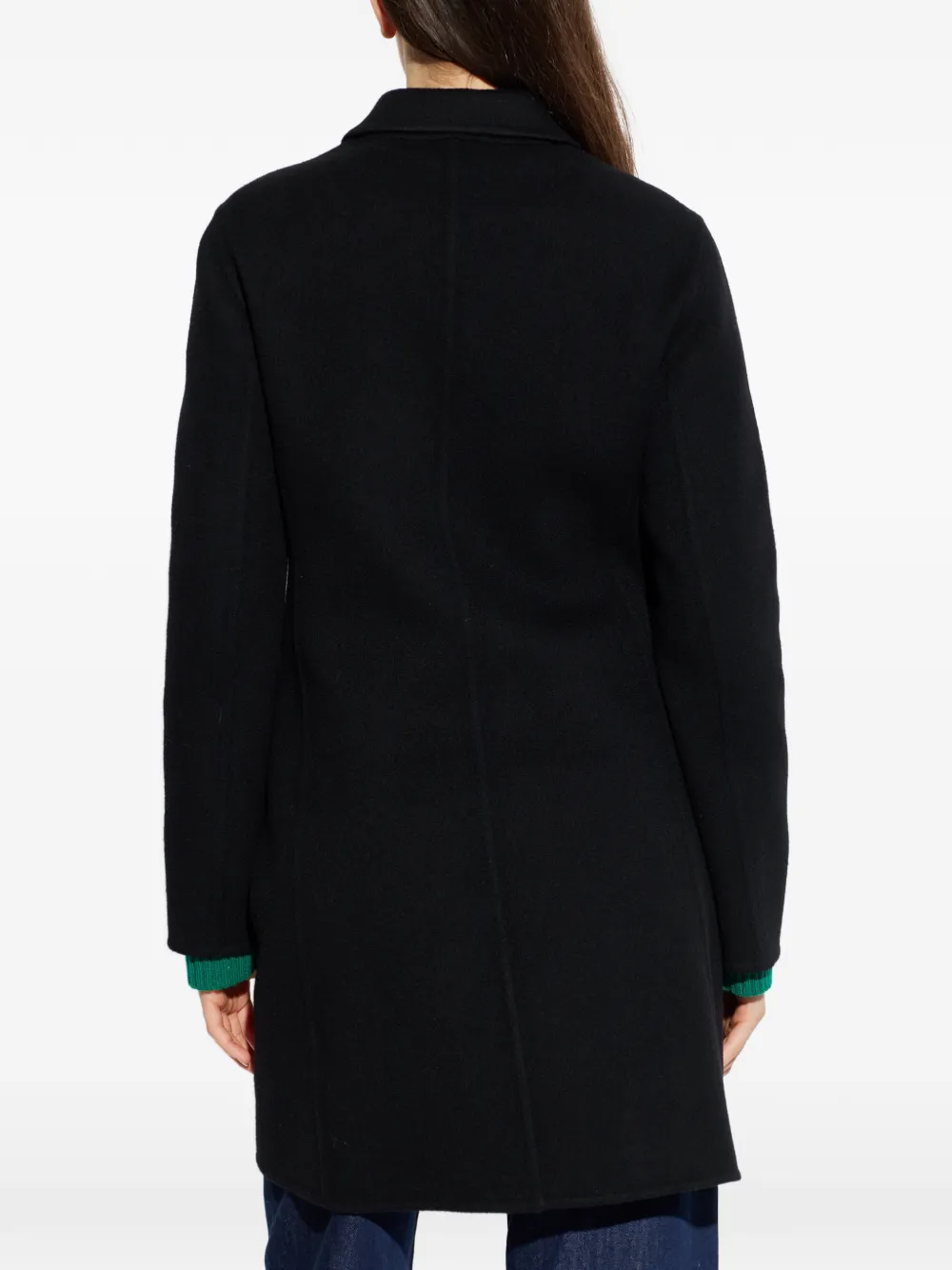 Versace Double-breasted Coat In Multi