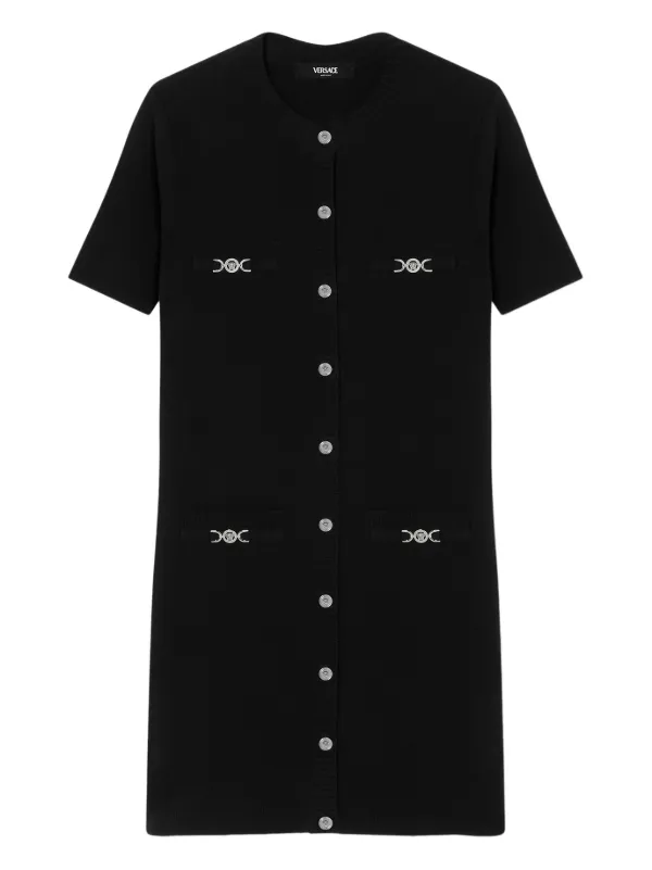 Versace Medusa Mini Dress in Black