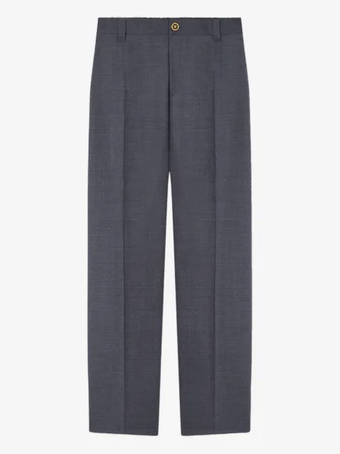 Versace pantalones con motivo de cuadros