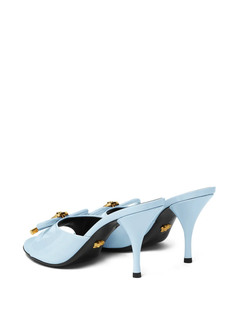 Versace 85 mm Opera Bow sandalen met stilettohak Blauw