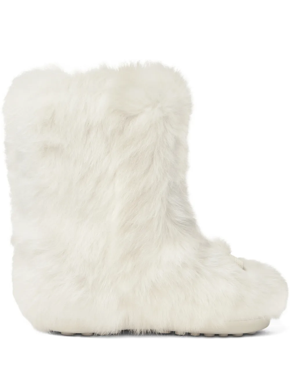 Versace Medusa Fur Boots In Multi