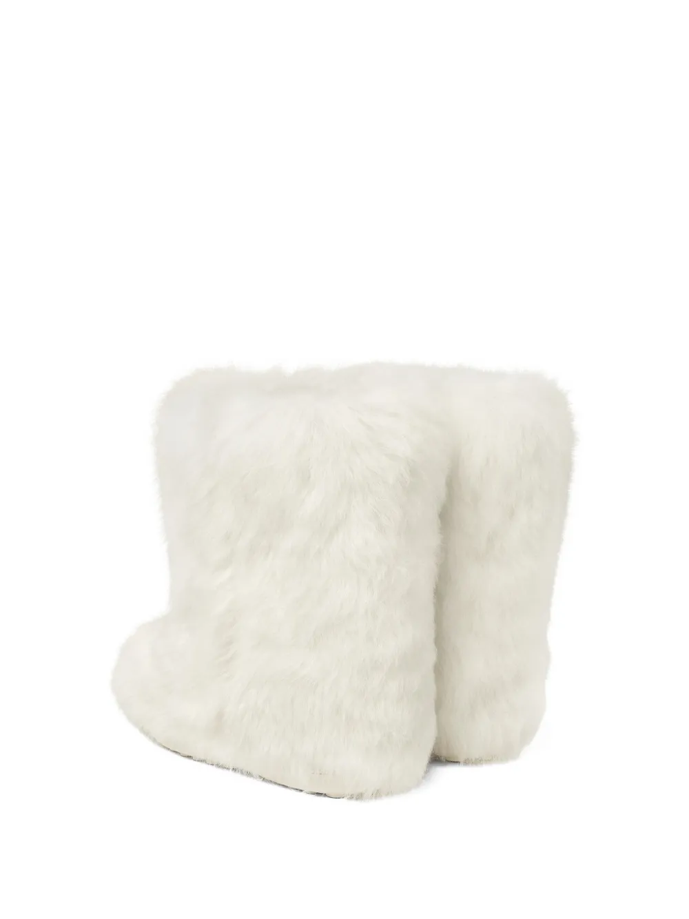 Versace Medusa Fur Boots In Multi