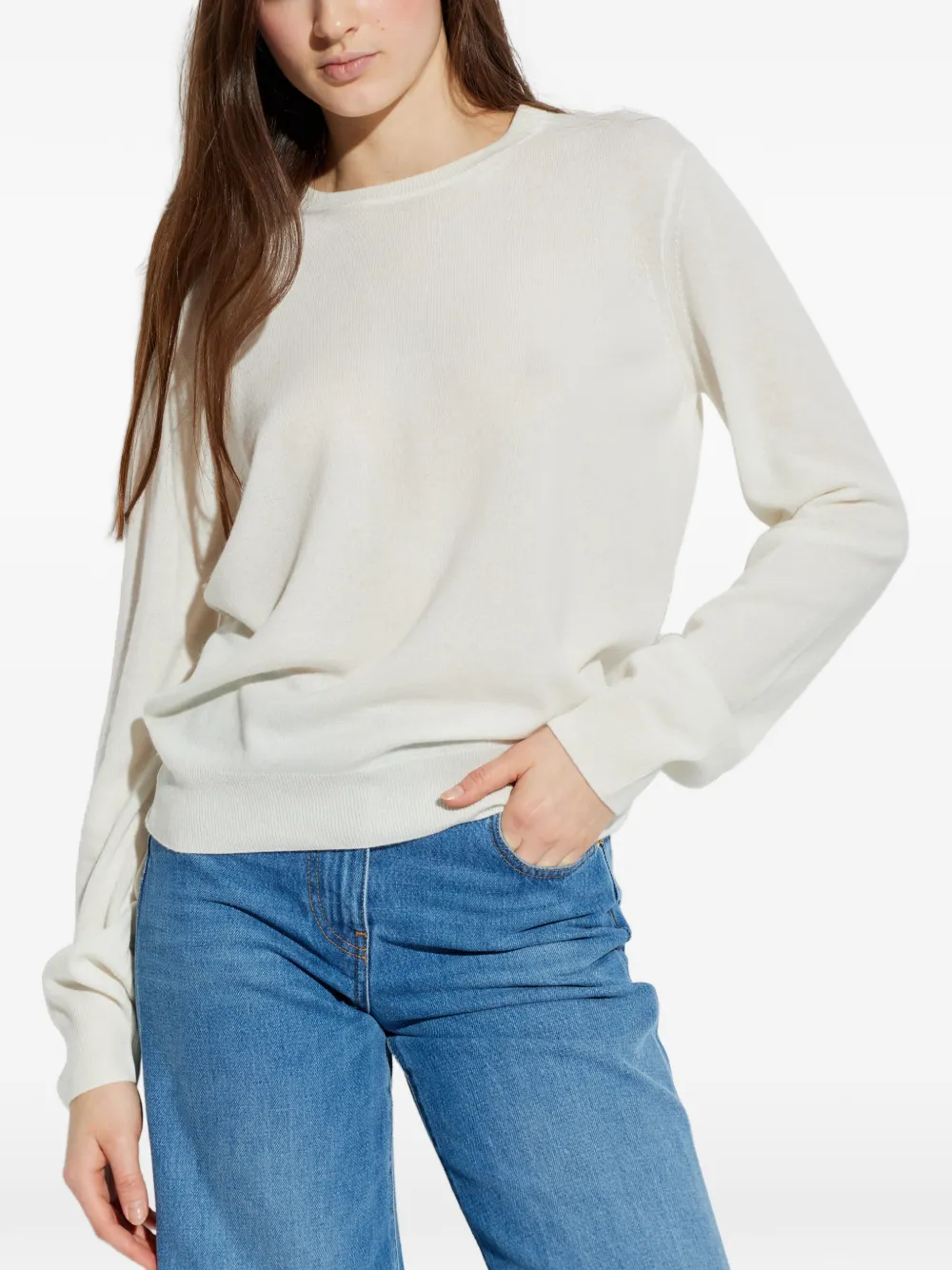 Versace Trui met logo Wit