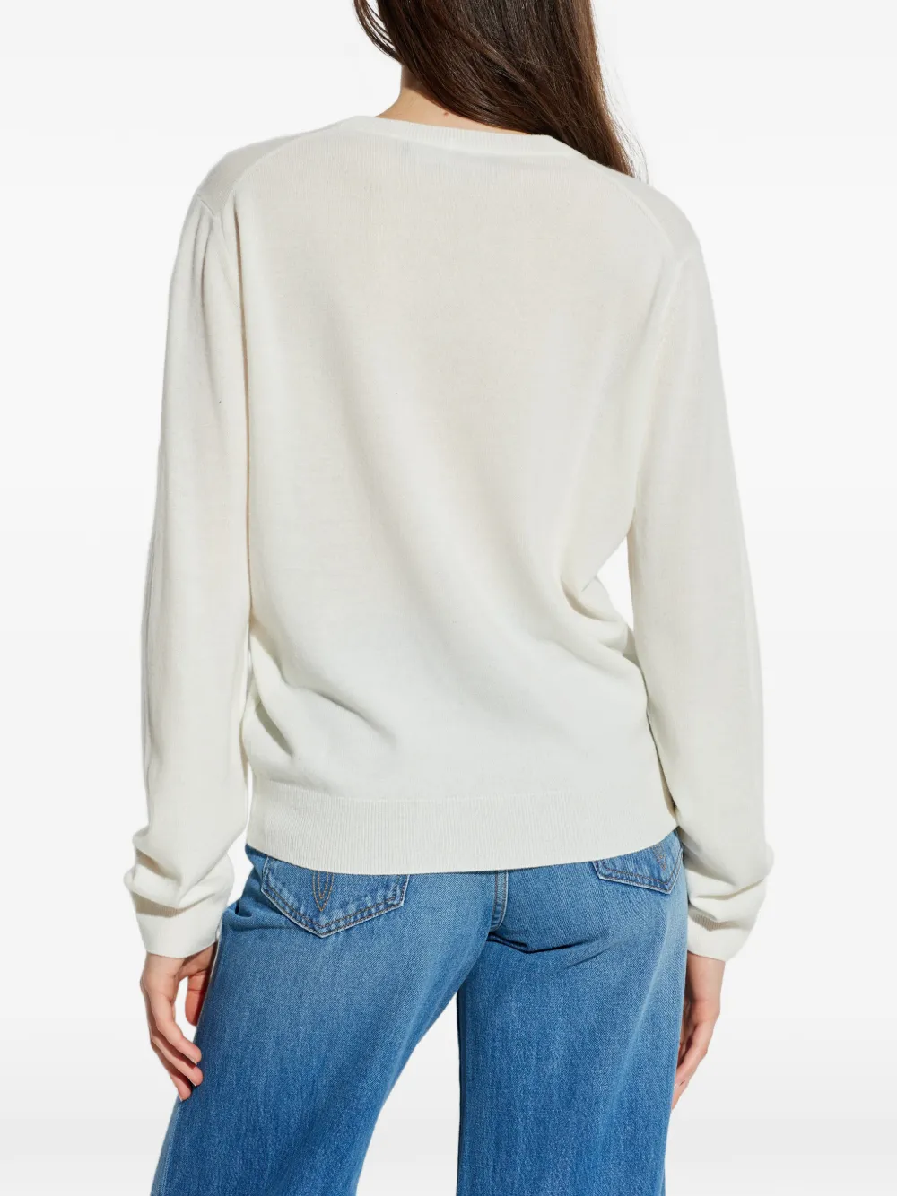 Versace Trui met logo Wit