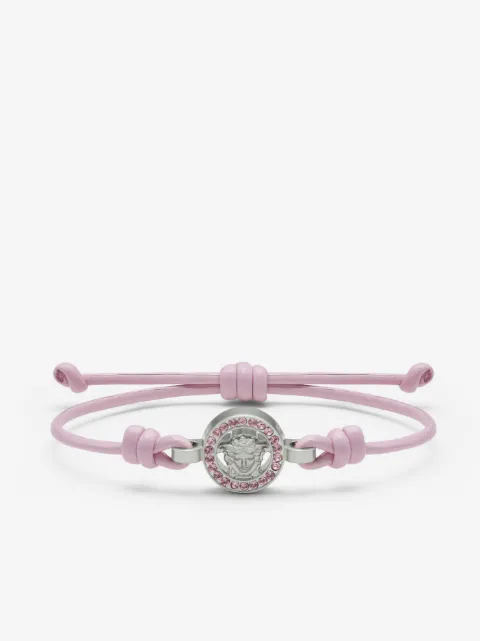 Versace Medusa '95 crystal leather bracelet