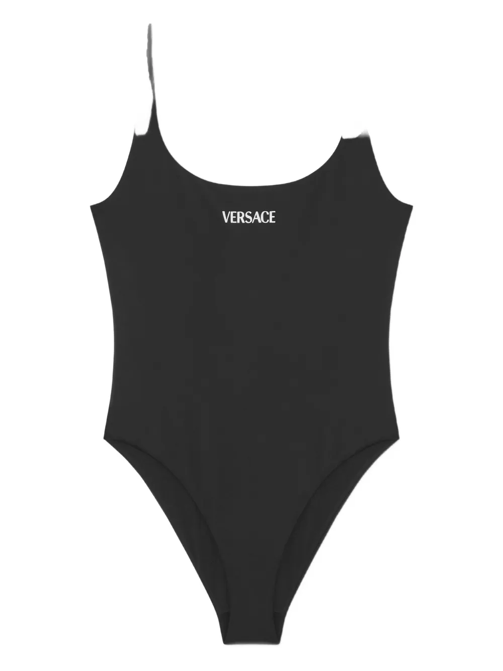 Versace Costume da bagno con logo - Nero