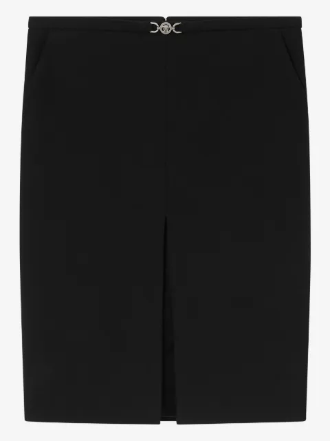 Versace wool midi skirt