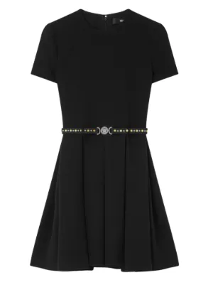 Valentino Garavani クレープクチュール ミニドレス | ブラック