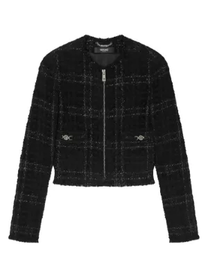 Versace（ヴェルサーチェ）ウィメンズ ツイードジャケット - FARFETCH