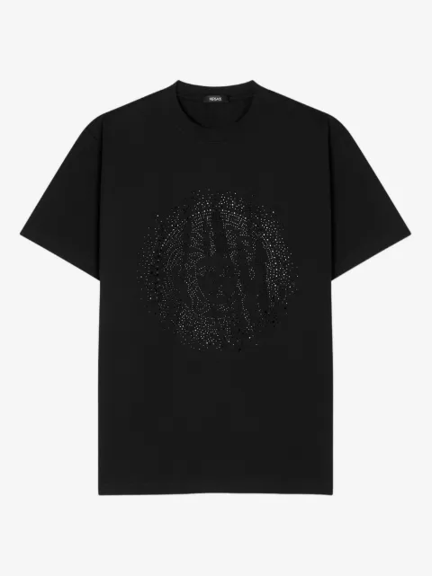 Versace embellished cotton-jersey T-shirt