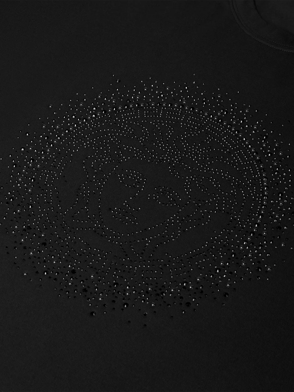  Versace Embellished T-shirt - Black 