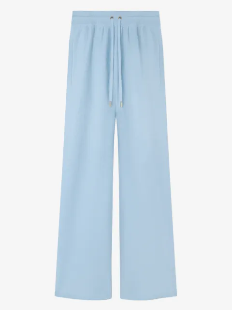 Versace wool-blend flared towel pants