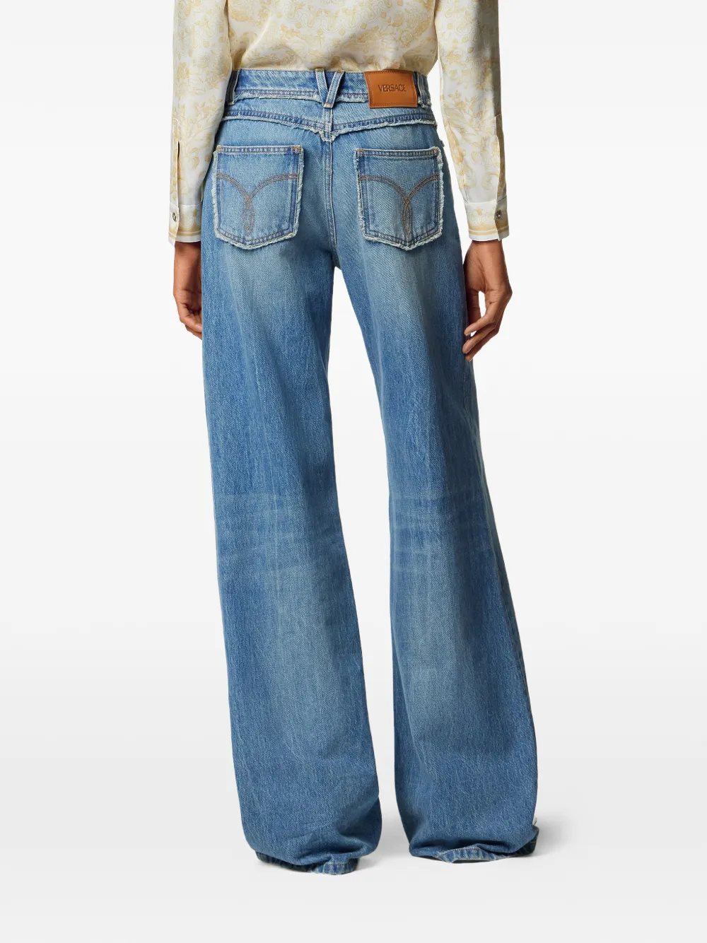 Versace Boyfriend jeans Blauw