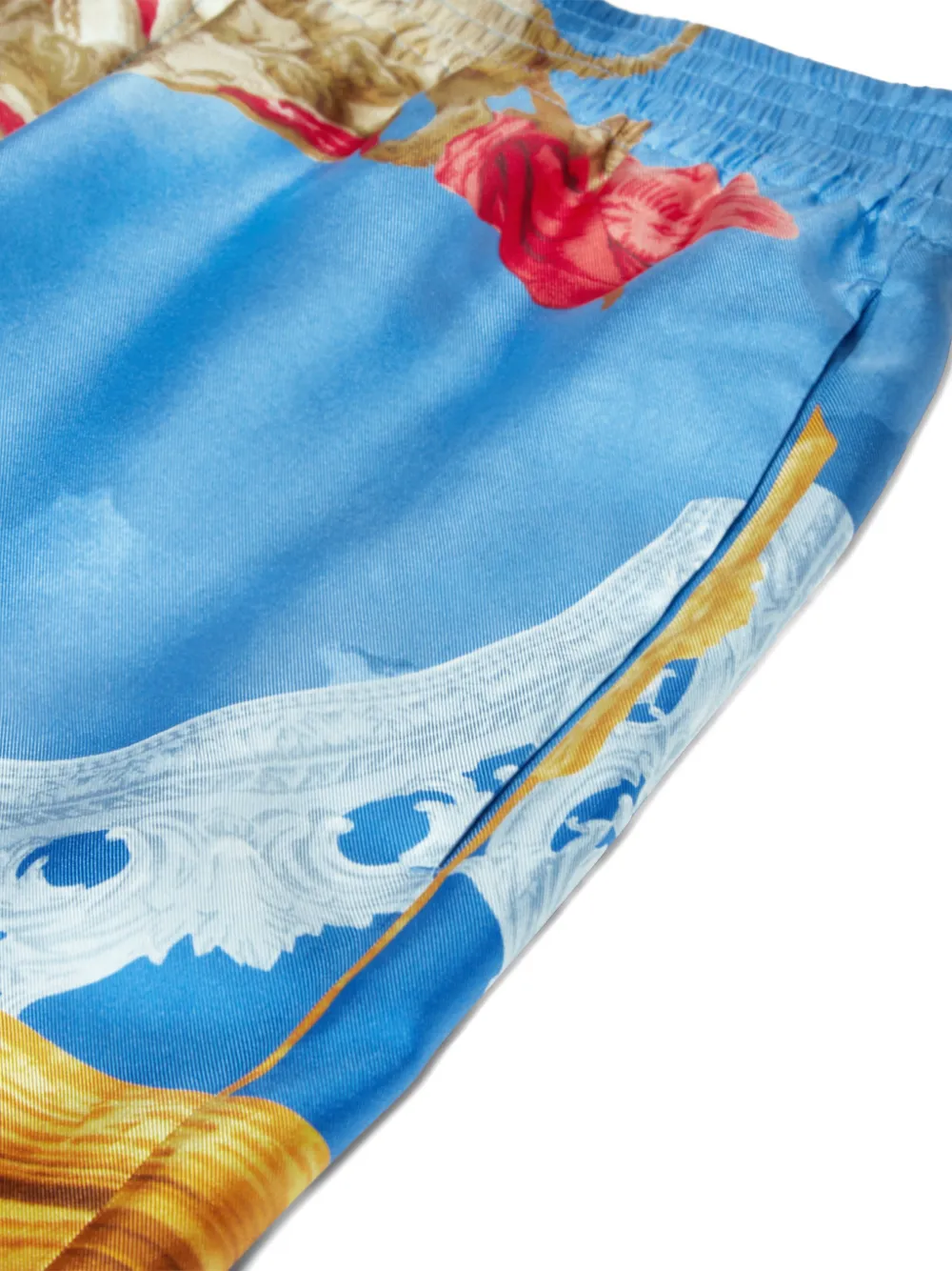 Versace graphic-print shorts Blauw
