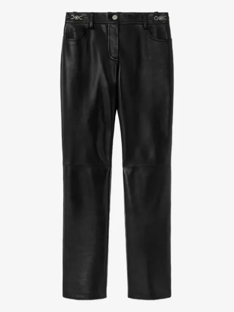 Versace pantalon en cuir