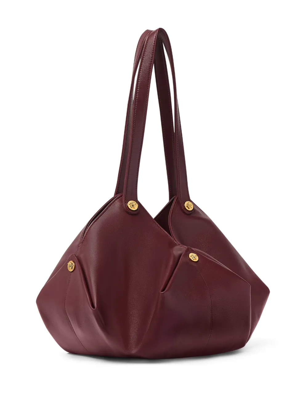 Versace Protea Large Shoulder Bag In Red