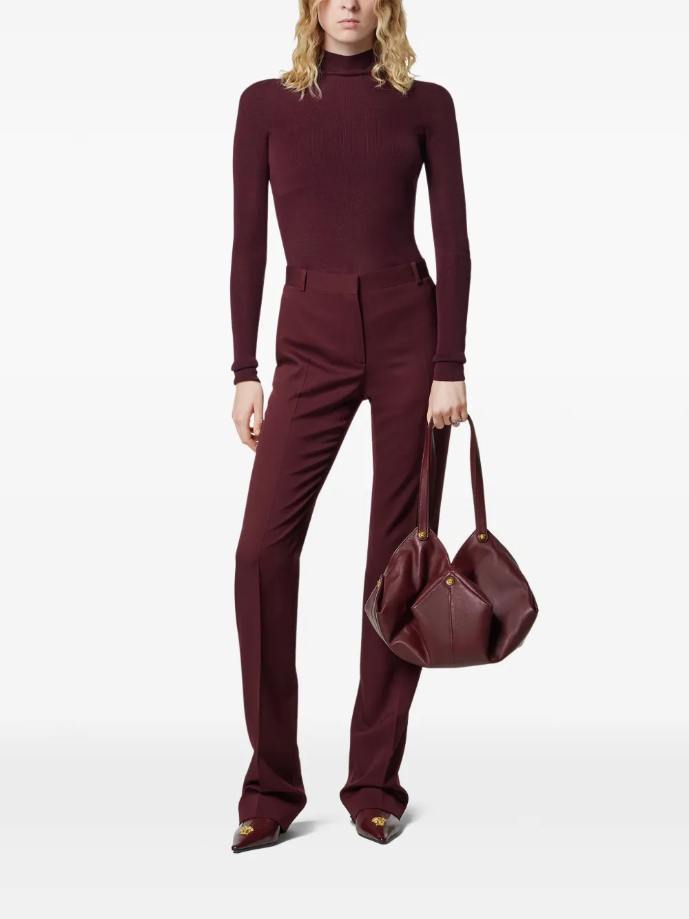 Versace Protea leren schoudertas - Rood