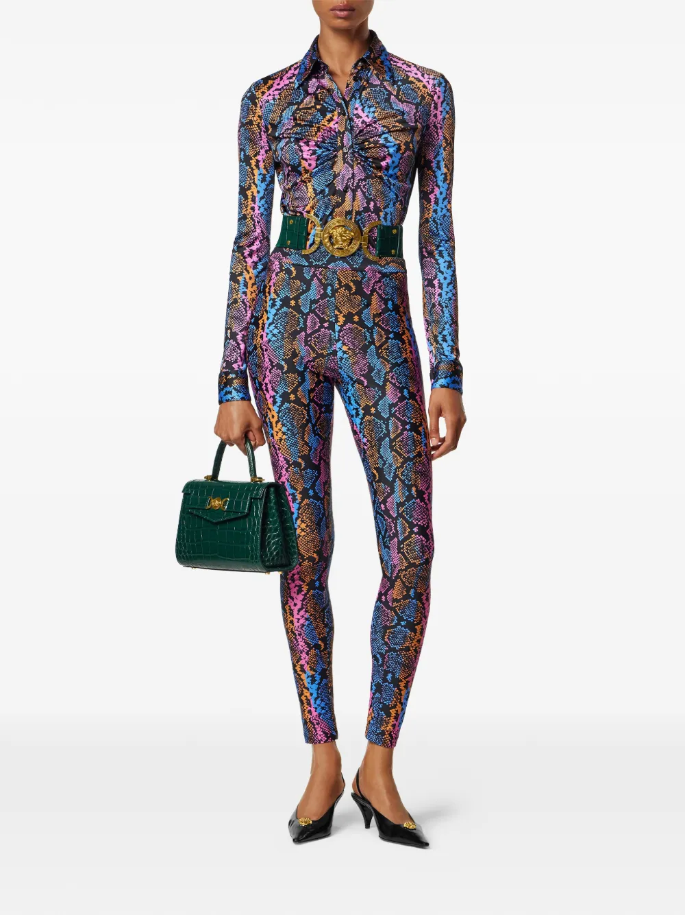 Versace python-print shirt | Shirts | Image 2