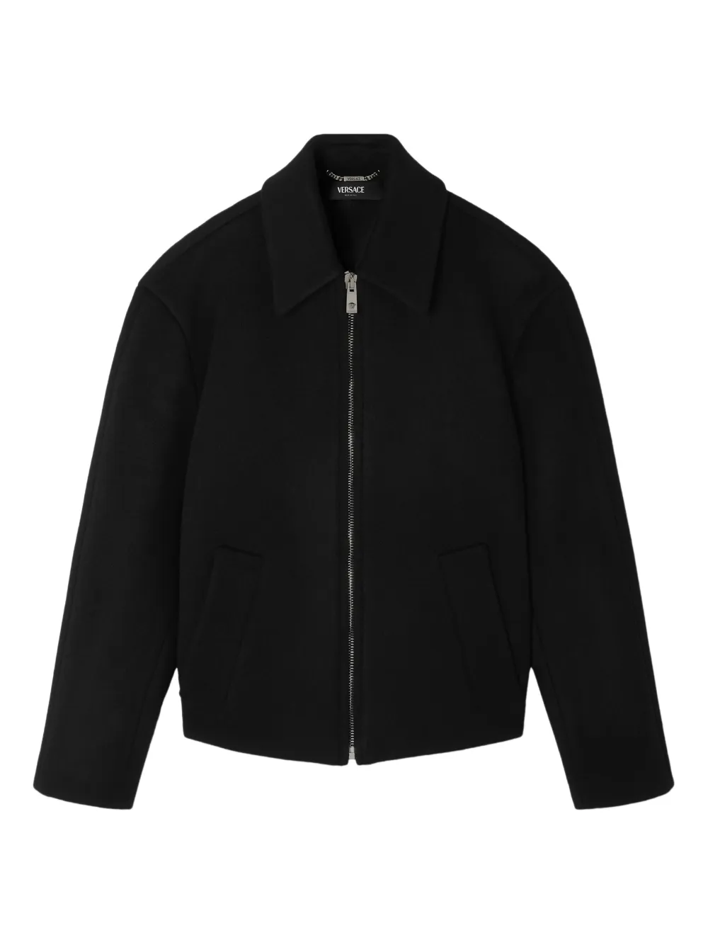 Versace Giacca con zip - Nero