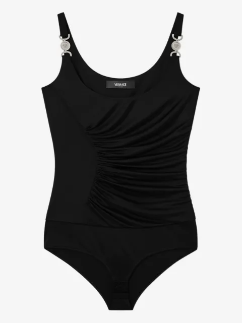 Versace Medusa ruched bodysuit