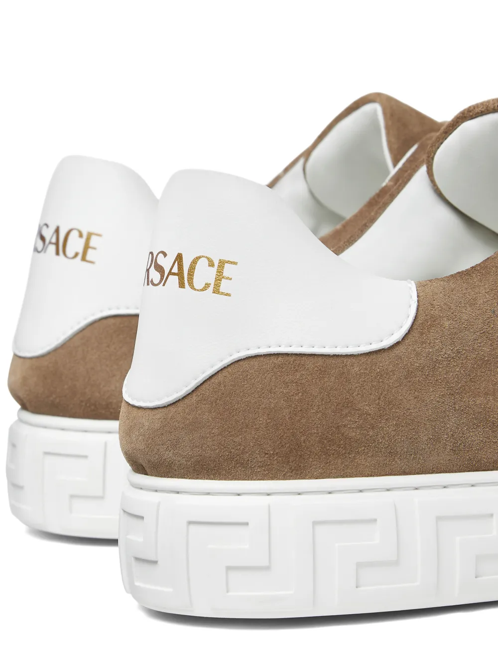 Versace Sneakers met Greca-patroon Bruin