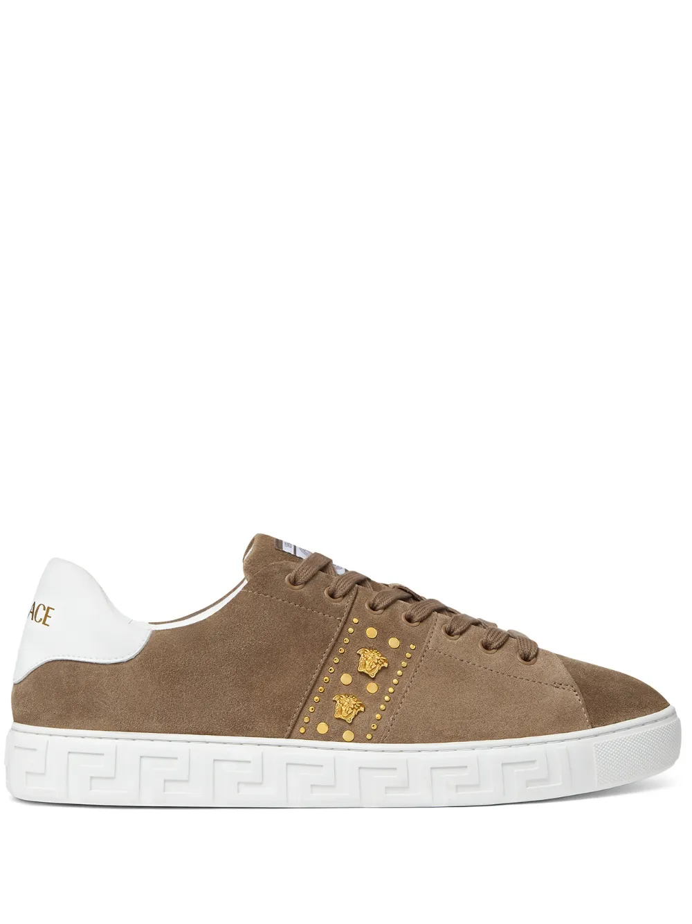 Versace Greca-pattern sneakers | Brown | Image 1
