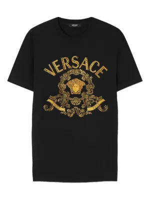 Versace メデューサプリント Tシャツ Versace メンズ・メデューサ・ロックTシャツ (アパレル,トップス＆T