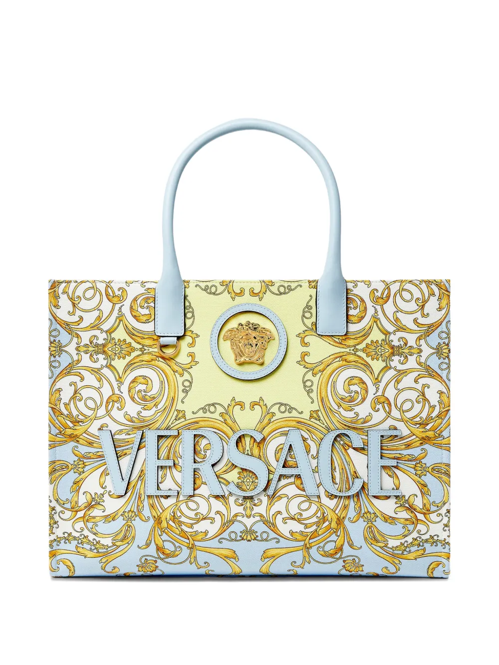 Versace tote con estampado Medusa Barocco | azul | Image 1