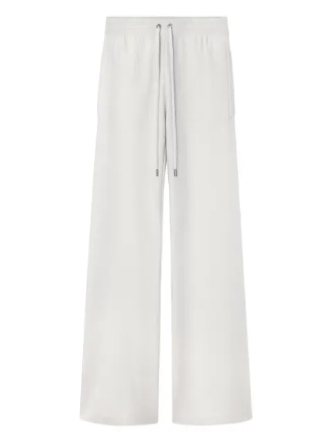 Versace pantalon évasé en maille à lien de resserrage