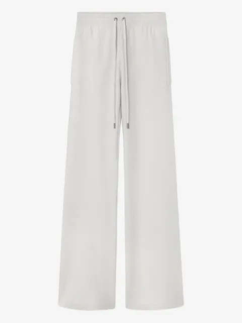 Versace wool-blend flared towel trousers