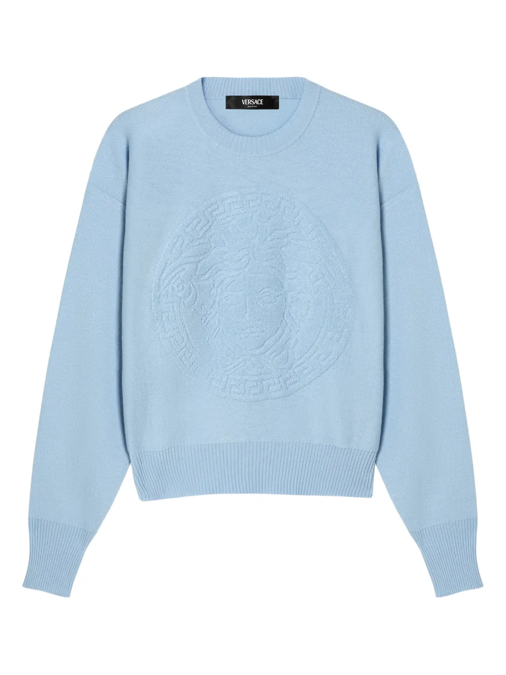 Versace Medusa-motif sweater - Blue