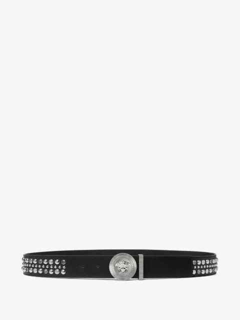 Versace Medusa studded belt