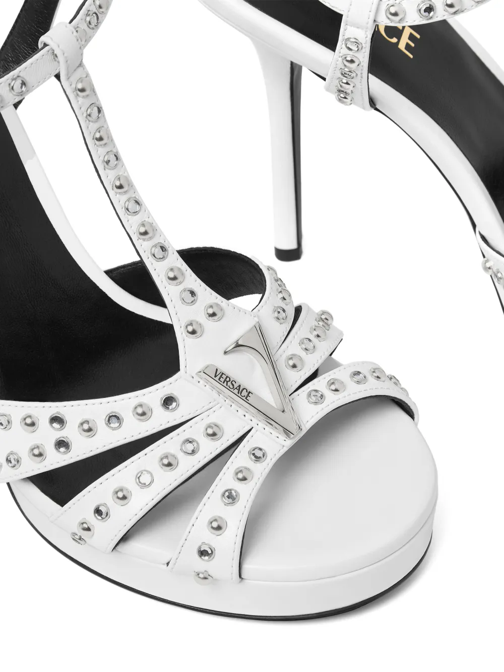 Versace Sandalen met plateauzool Wit