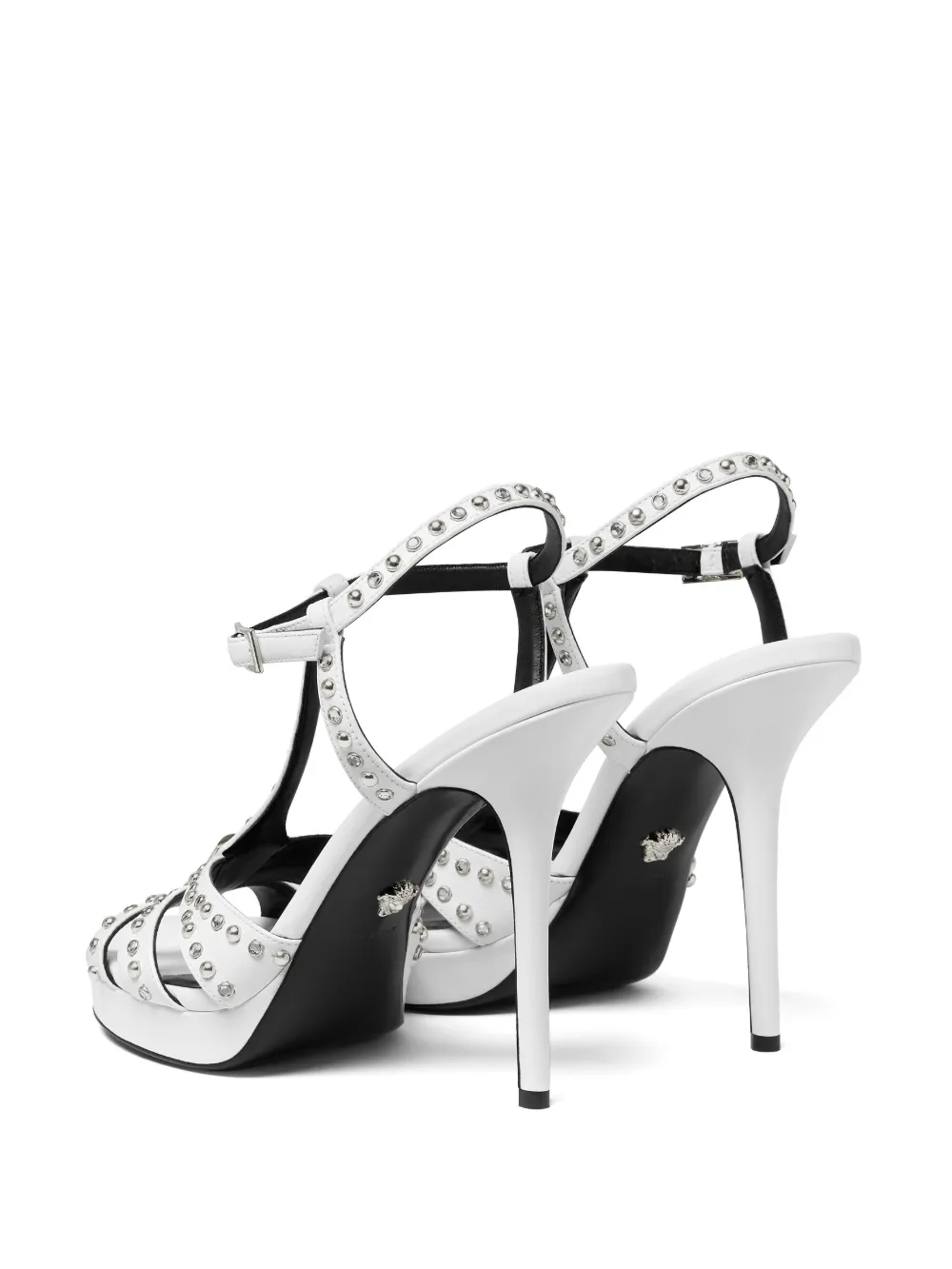 Versace Sandalen met plateauzool Wit