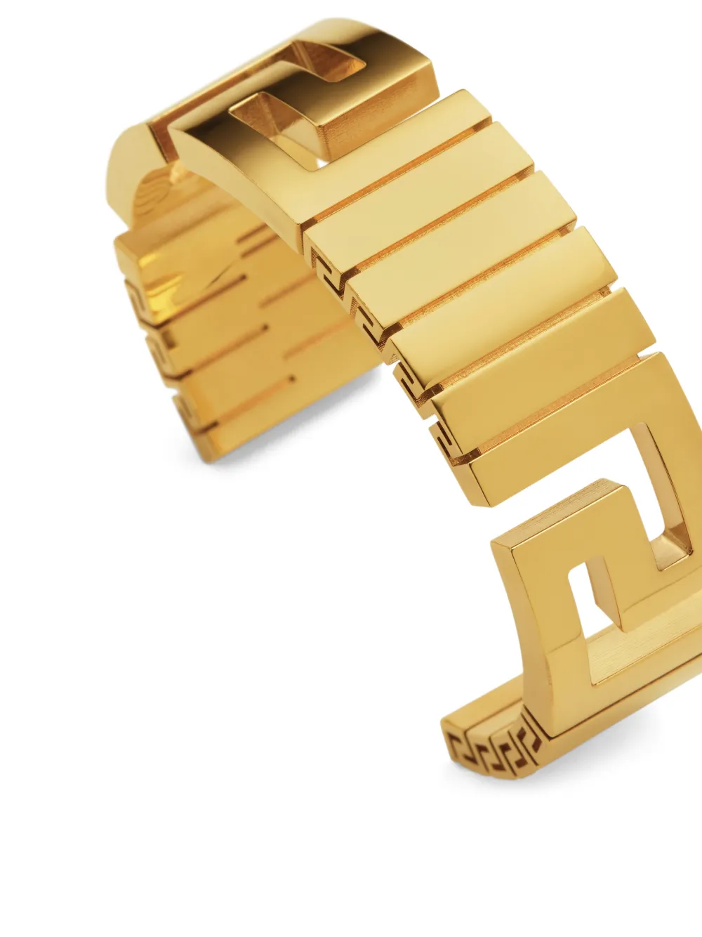  Versace Greek Brass Bracelet - Gold 