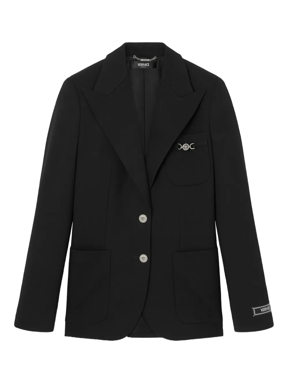 Versace Geknöpftes Sakko - Schwarz