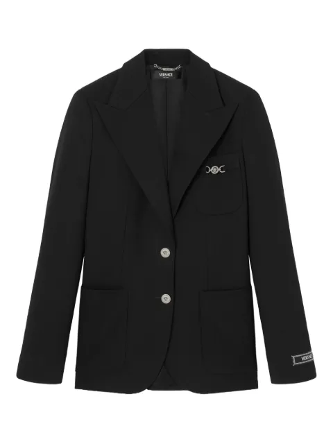 Versace blazer à design un bouton