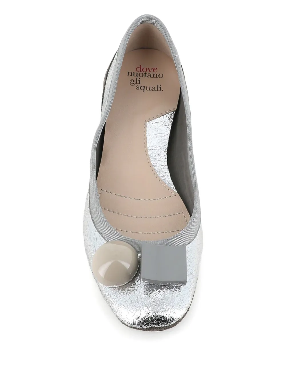 Dove Nuotano Gli Squali Becky Ballet Flats In Multi