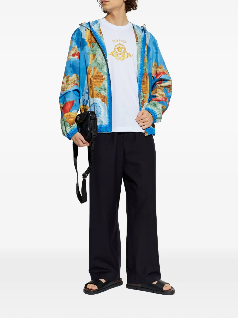 Versace Medusa Head graphic-print T-shirt - Wit