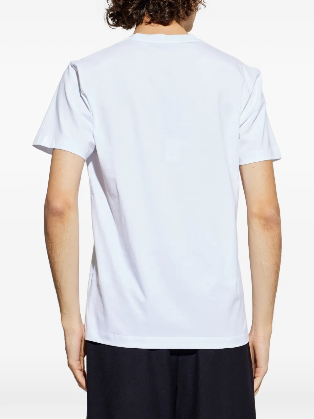 Versace Hall Of Heroes Crest Graphic T-shirt In White