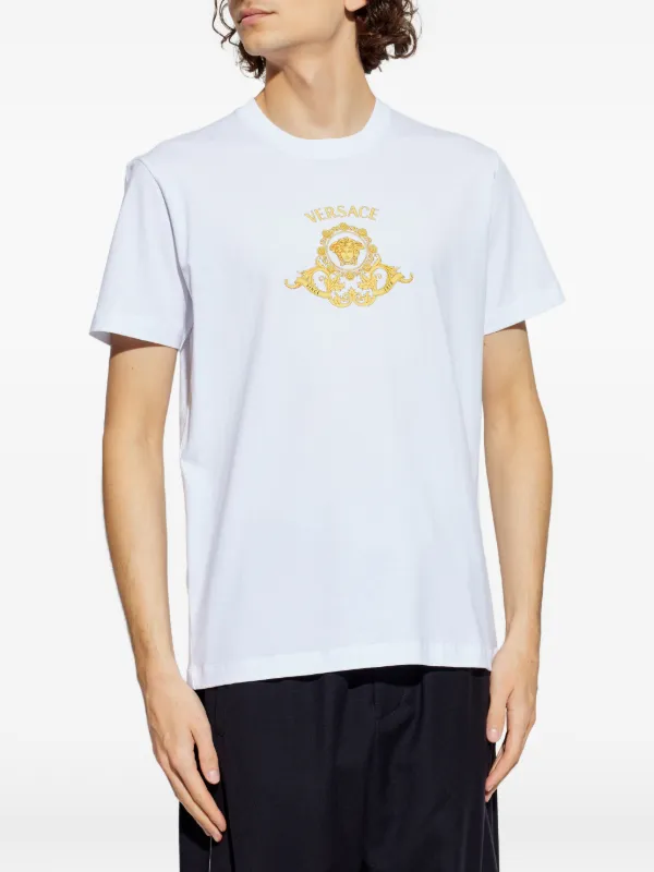 Versace Medusa Head graphic-print T-shirt | White | FARFETCH