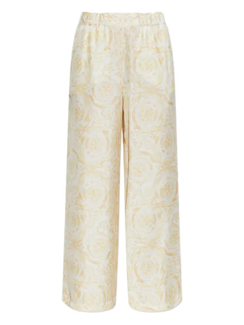 Versace floral-patterned trousers