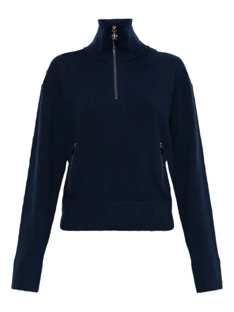 Victoria Beckham Half-Zip Milano sweater