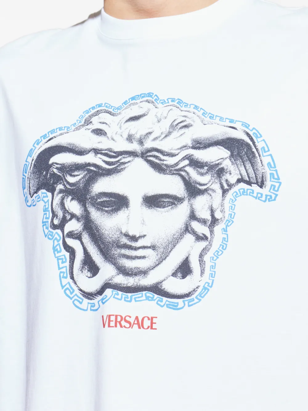 Versace Medusa graphic T-shirt Wit