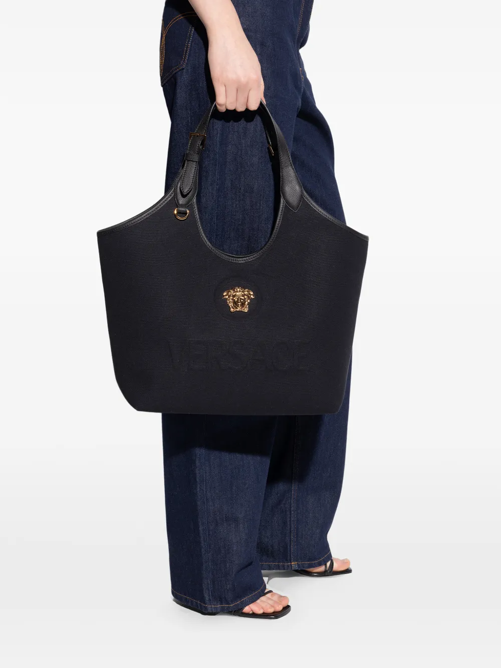 Versace La Medusa shopper - Zwart