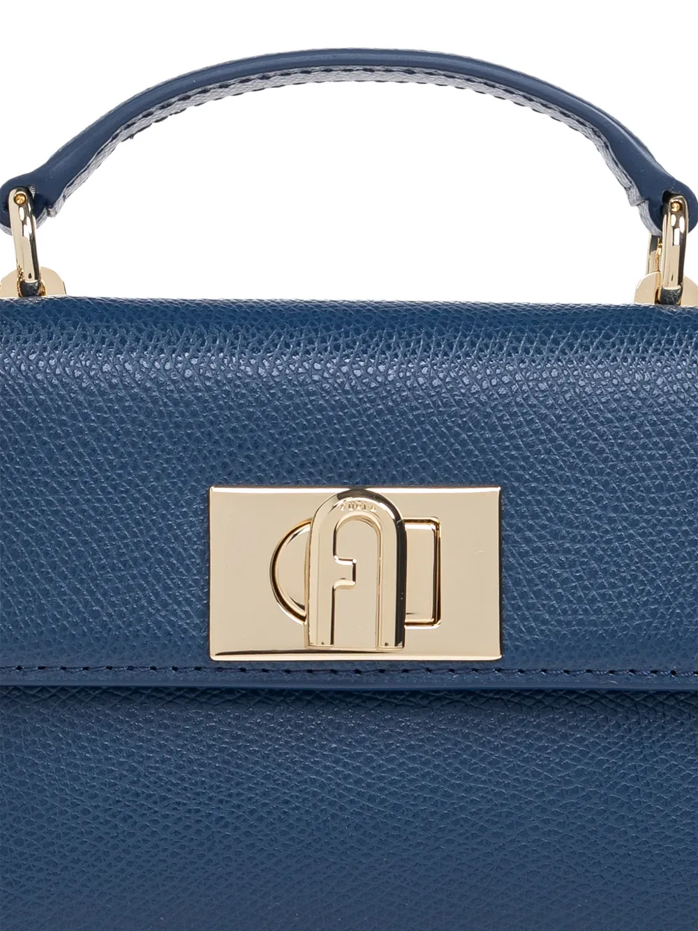 Furla Mini 1927 Chain-strap Tote Bag In Blue