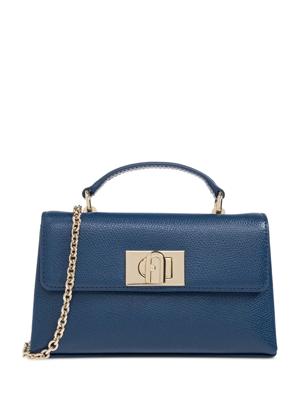 Furla mini 1927 chain-strap tote bag - Blu
